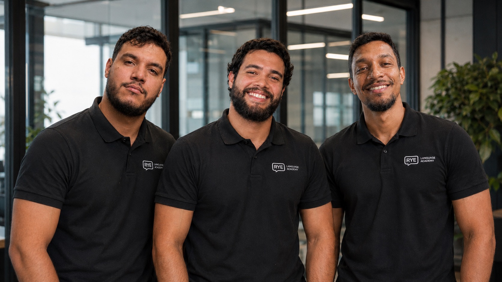 Fundadores da RYE: Pedro Lucas Alves, Nelson Dias e Lazaro Silva Borges
